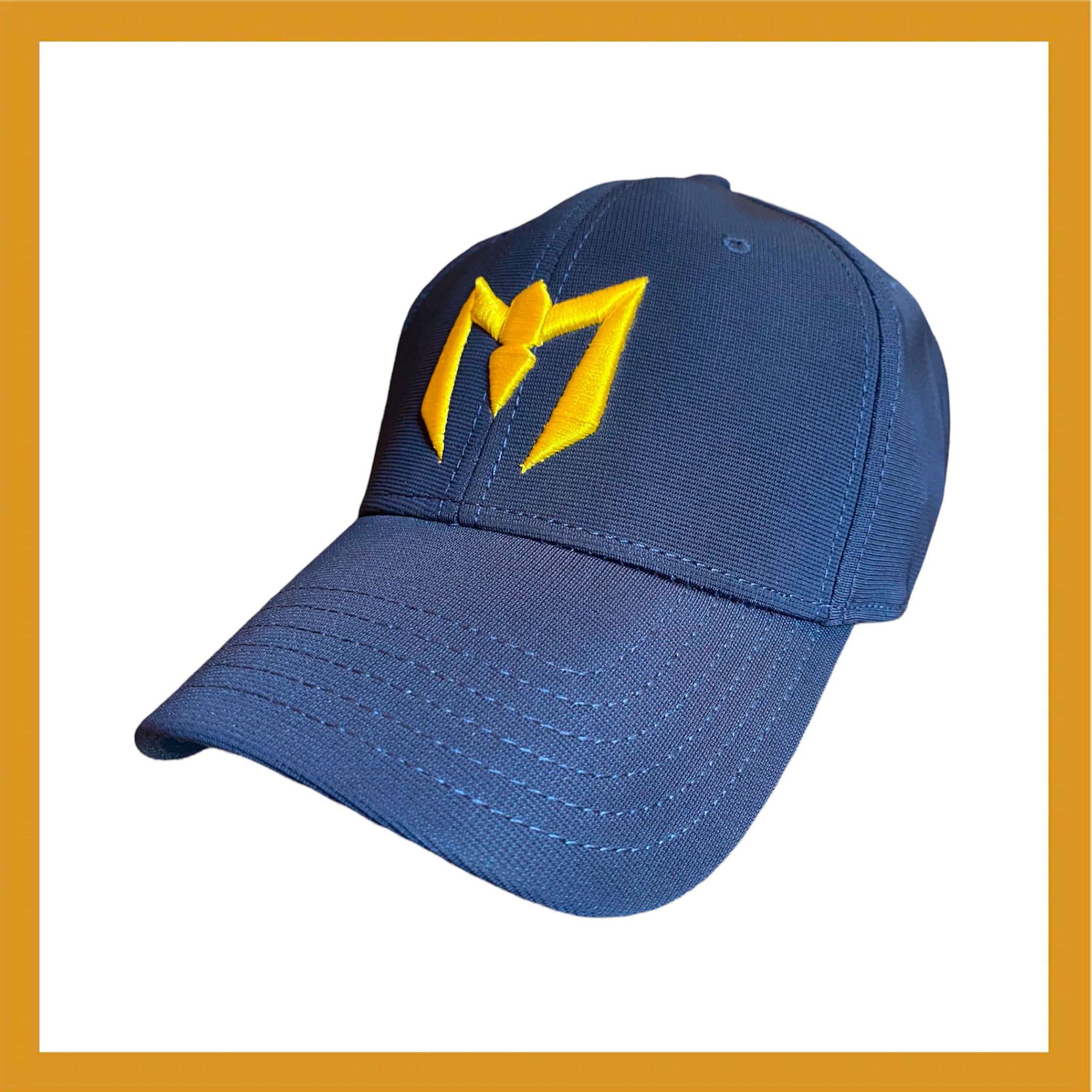 GORRA CLASICA AZUL CON AMARILLO