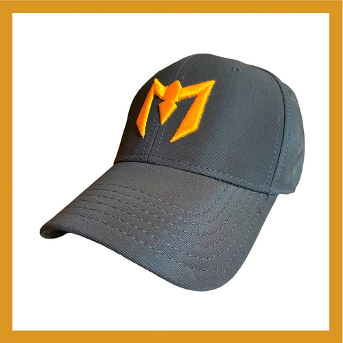 GORRA CLASICA NEGRA CON BORDADO AMARILLO