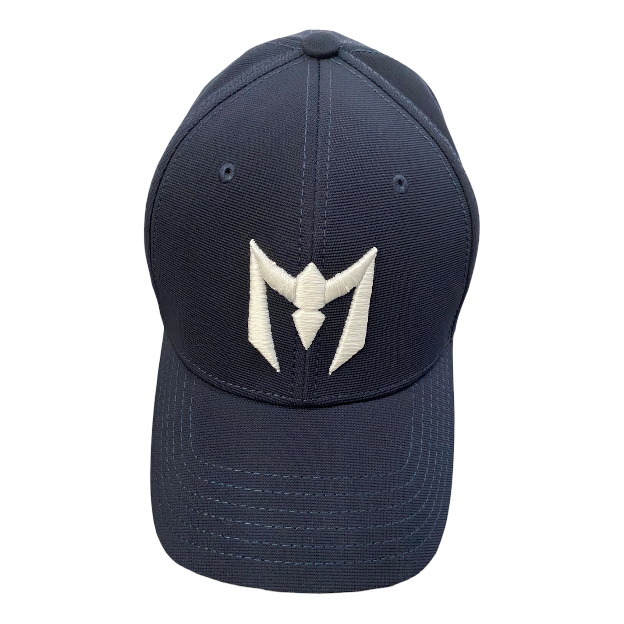 GORRA CLASICA AZUL CON BORDADO BLANCO