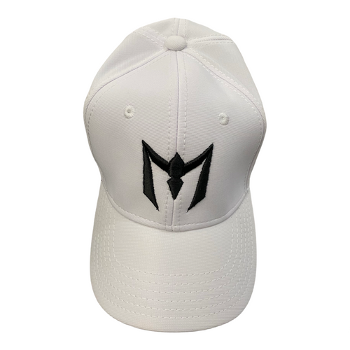 GORRA CLASICA BLANCA CON BORDADO NEGRO