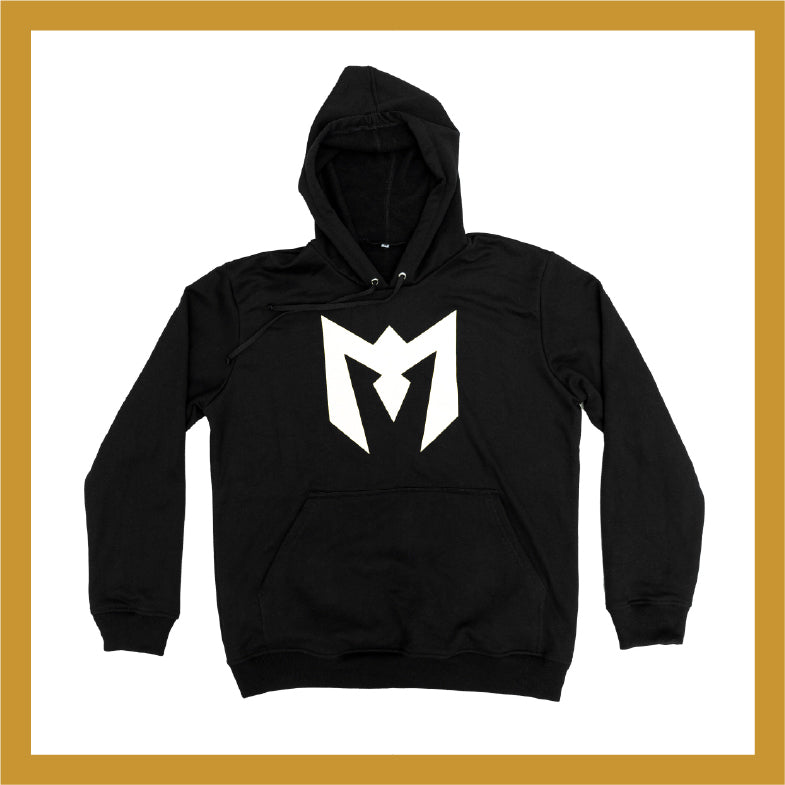 SUDADERA NEGRA BLANCA
