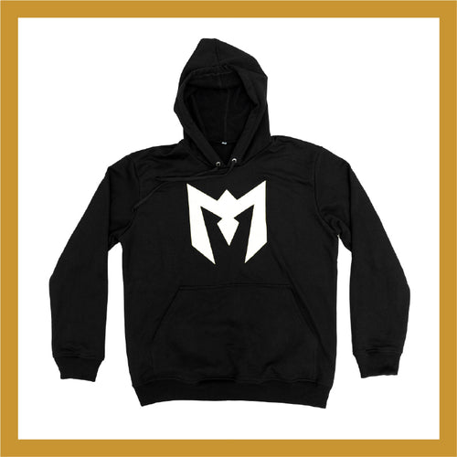 SUDADERA NEGRA BLANCA