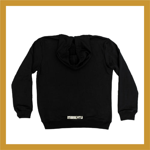 SUDADERA NEGRA BLANCA